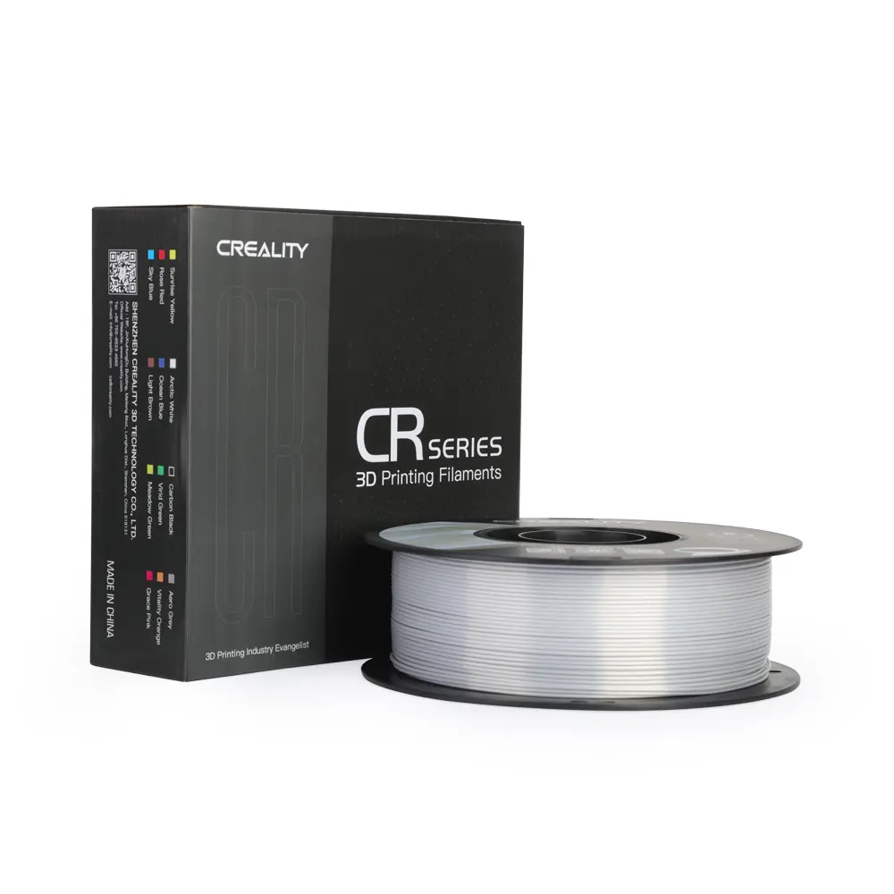 Creality - Filamento PLA Silk Plateado CR Series