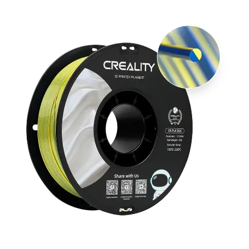 [3301120014] Creality - Filamento PLA Silk Bicolor Amarillo-Azul CR Series