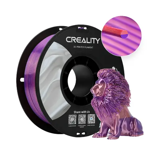 [3301120013] Creality - Filamento PLA Silk Bicolor Rosa-Purple CR Series